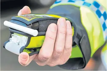  ?? ?? CAMPAIGN: The drink-drive limit in Scotland was lowered in 2014.