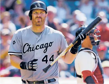  ?? | MARK DUNCAN/AP ?? Slugger Adam Dunn says the White Sox have to avoid extended losing streaks in the second half.