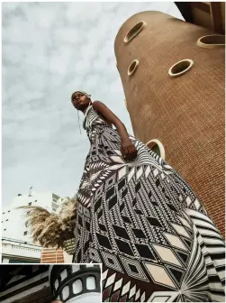  ??  ?? AFRICAN LUXURY: With the theme of Cape Town Fashion Week being #IamAfrica, the show schedule includes a diverse offering of African designers from Accra, Cape Town, Casablanca, Dakar, Dar es Salaam, Kinshasa, Lagos, Nairobi, Port Elizabeth and Joburg.