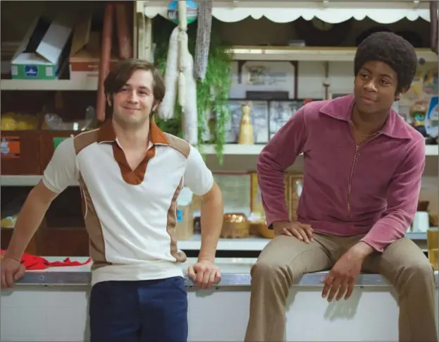  ??  ?? Michael Angarano and RJ Cyler as seen in “I’m Dying Up Here”