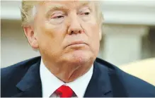  ??  ?? U.S. President Donald Trump has said he likes trade wars.