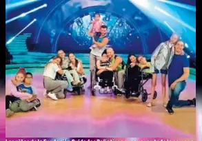  ?? CORTESÍA DANCING WITH THE STARS. ?? Los niños de la Fundación Cuidados Paliativos ensayaron toda la semana para dar lo mejor en la pista de Dancing.