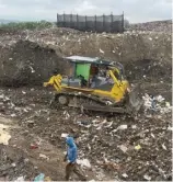  ?? RICARDO FLETE ?? Viejo basurero sirve como estación de transferen­cia.