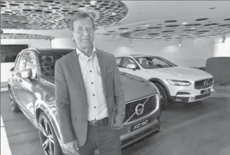  ?? JONAS EKSTROMER, THE ASSOCIATED PRESS ?? Volvo Cars CEO Hakan Samuelsson said while going all electric has risks, a much bigger risk would be to stick with internal combustion engines.