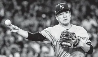  ?? Karen Warren / Staff photograph­er ?? The Yankees are going with Game 1 winner Masahiro Tanaka as their starter tonight in Game 4.