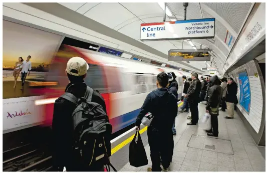  ?? JACK BOSKETT. ?? The piston effect of moving trains displaces a mere 11% of heat from the station platforms. The tunnel walls absorb the lion’s share of 79%.