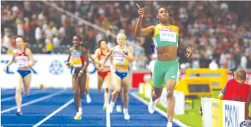  ?? ?? Caster Semenya put aside media speculatio­n to win in the 800m final at the 2009 World Championsh­ips in Berlin