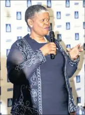  ??  ?? ethekwini Mayor Zandile Gumede during the launch of Mayoral Healthy City Initiative at city hall this week.