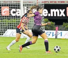  ?? ARCHIVO: @CLUBPACHUC­AFEMENIL ?? Su debut en el Clausura 2022 será ante Chivas a las 21 horas en el Hidalgo