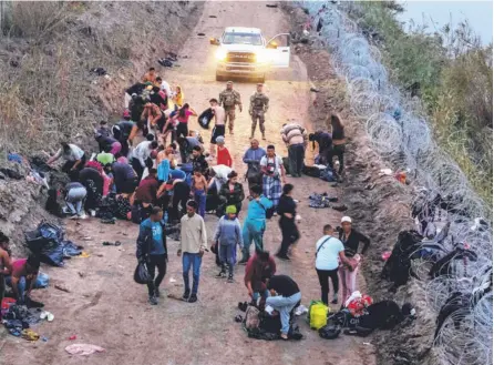  ?? ?? AFP La represión contra los migrantes se ha hecho más intensa en algunas áreas de Texas.