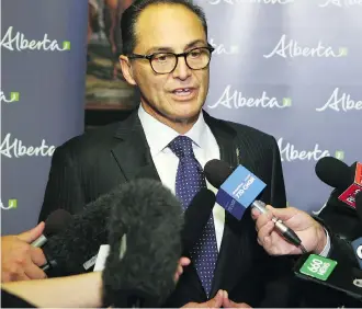  ?? JIM WELLS ?? Finance Minister Joe Ceci says Alberta will require Calgary 2026 to become subject to provincial transparen­cy and freedom of informatio­n laws. “I would say that $700 million is not anything to sneeze at,” he said.