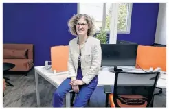  ?? ?? Valérie Gascoin, dirigeante du cabinet qui vient d’ouvrir un espace de coworking.