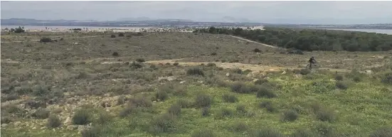  ?? Photo: D Jones ?? A buffer zone will have to be created here - between the natural park on the right and the new homes