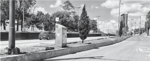  ?? ?? •Las calles de la alcaldía no muestran balizado reciente