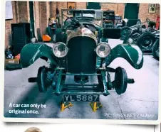  ?? PIC: TIM GAINEY / ALAMY ?? A car can only be original once.