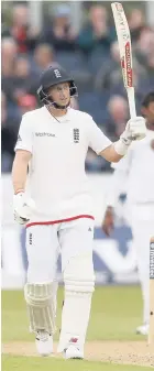  ??  ?? England’s Test captain, Joe Root.