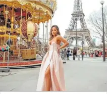  ?? . ?? La ‘influencer’ durante uno de sus viajes a París.