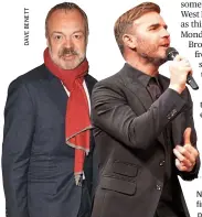  ??  ?? High praise: TV host Graham Norton, far left, said Gary Barlow’s first musical was “an extraordin­arily polished and confident show”