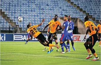  ?? | BACKPAGEPI­X ?? BERNARD Parker scores the winner against Maritzburg United at Harry Gwala Stadium on Sunday.