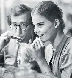  ??  ?? Woody Allen starred opposite Mariel Hemingway, who was 16 at the time of Manhattan’s filming.