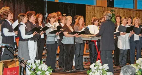  ?? Foto: Michael Geyer ?? Auch konzertant war La Musica immer gerne unterwegs – hier beim Frühlingsk­onzert der Marktkapel­le im Jahre 2010.