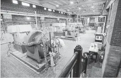  ?? PHOTOGRAPH­Y BY GARY YOKOYAMA, THE HAMILTON SPECTATOR ?? Left, the interior of the high-lift pumping station, with six 1,700 HP pumps used to push treated water to the reservoirs.