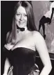  ??  ?? One last playdate: Playboy Bunny Barbara Haigh