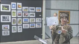  ??  ?? Dubbo Environmen­t Group vice president Di Clifford addresses guests at the exhibition launch.