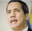  ??  ?? El líder opositor venezolano Juan Guaidó.