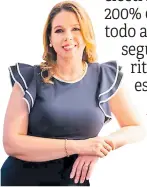  ??  ?? La vicepresid­enta de experienci­a del cliente y canales de servicio en BAC Credomatic habló de las tendencias en la banca. Fabiola Güell