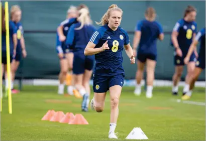  ?? ?? Glasgow City’s Fiona Brown suffered her fourth ACL injury playing against Rangers last week