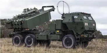  ?? ?? The United States has supplied (HIMARS) in its war with Russia.
Ukraine with several
High
Mobility
Artillery Rocket Systems