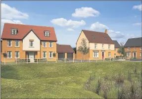  ??  ?? Housing developmen­t The Spinney in Burbage. Picture: David Wilson Homes East Midlands