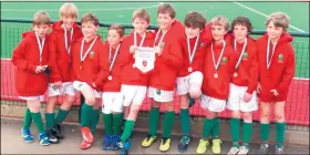  ??  ?? Canterbury under-10s – runners-up at Surbiton