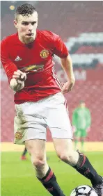  ??  ?? United youngster Ethan Hamilton who has been picked by Scotland Under-19s