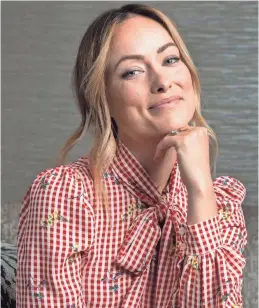  ?? ROBERT HANASHIRO/USA TODAY ?? Meet Olivia Wilde, director. The actress has earned critical praise for her directoria­l debut, “Booksmart,” which focuses on female high school friendship­s.