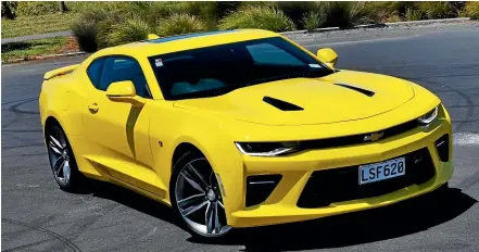  ??  ?? HSV is keeping its V8 flame alive with ‘‘remanufact­ured’’ RHD American icons like the Camaro.