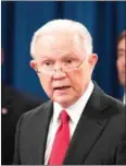  ?? AFP ?? Attorney General Jeff Sessions was fired on Wednesday.