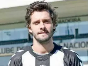  ??  ?? Filipe Chaby foi ontem oficializa­do pelo Nacional.