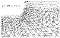  ??  ?? 图 3 边坡的变形Fig. 3 Deformed mesh of the slope