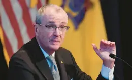  ?? SETH WENIG/AP ?? New Jersey Gov. Phil Murphy said that his administra­tion had launched a promised review of his administra­tion’s handling of the COVID-19 pandemic.