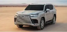  ?? ?? THE new Lexus LX will reach South Africa in early 2022.