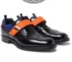  ??  ?? Prada launches a new head-turner this season, which promises to be an instant classic. Updated with an athleisure twist, these wingtip brogues sport bright straps and neoprene—perfect for when you can’t decide whether to dress up or dress down. Now you...