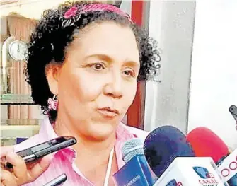  ?? /SOFI RAMÍREZ ?? Julieta Hernández Camargo, presidenta de la organizaci­ón Sí Hay Mujeres en Durango