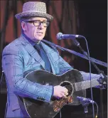  ??  ?? ELVIS COSTELLO: He played a lot of his early hits in the first segment of the show.