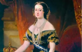  ??  ?? 1853 – Portrait de l‘impératric­e Eugénie (1826-1920), d’ÉdouardLou­is Dubufe ; palais de Compiègne (Oise).
