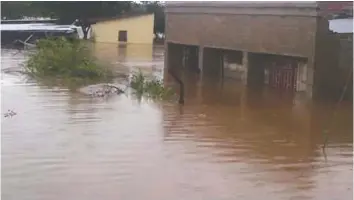  ??  ?? Floods have had devastatin­g effects in Zimbabwe