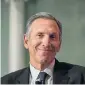  ??  ?? Howard Schultz