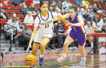  ?? Erik Verduzco Las Vegas Review-journal ?? Centennial’s Danae Powell was named the offensive MVP in Class 5A by the Nevada Basketball Coaches Associatio­n.