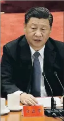  ?? ANDY WONG / AP ?? El president xinès, Xi Jinping